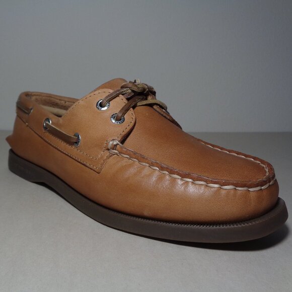 Sperry / Size 7 Wide / AUTHENTIC ORIGINAL 2 EYE / Brown  / New Women's Shoes - Picture 5 of 16